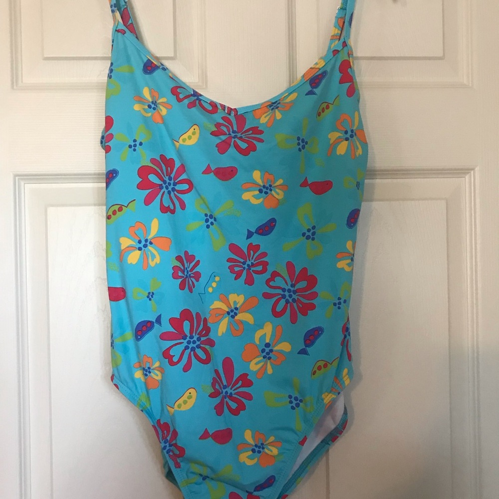NWT Fresh Produce Swimsuit and Swim Skirt Sz 14 XL